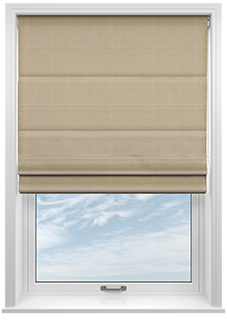 Roslin (Blackout), Monroe Bisque - Roman Blind